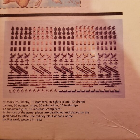 WB Axis Allies Board Game 1987 World War 2 COMPLETE Strategy Gift - Picture 12 of 15